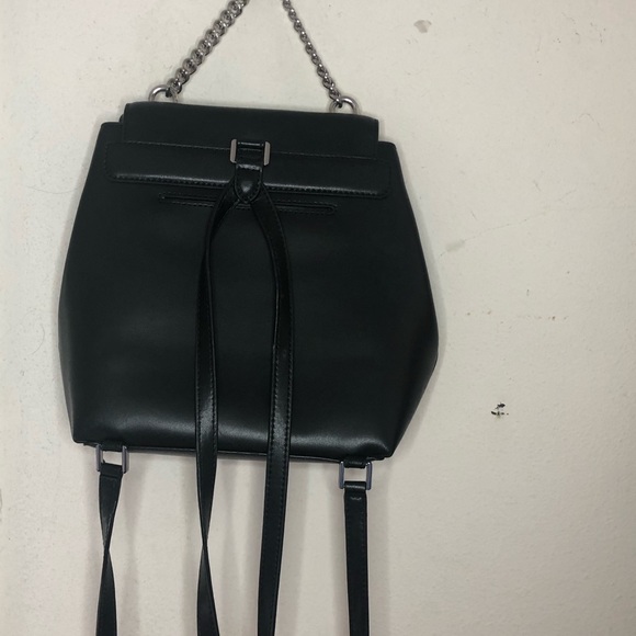 BLACK MICHAEL KORS LEATHER BACKPACK main image 5